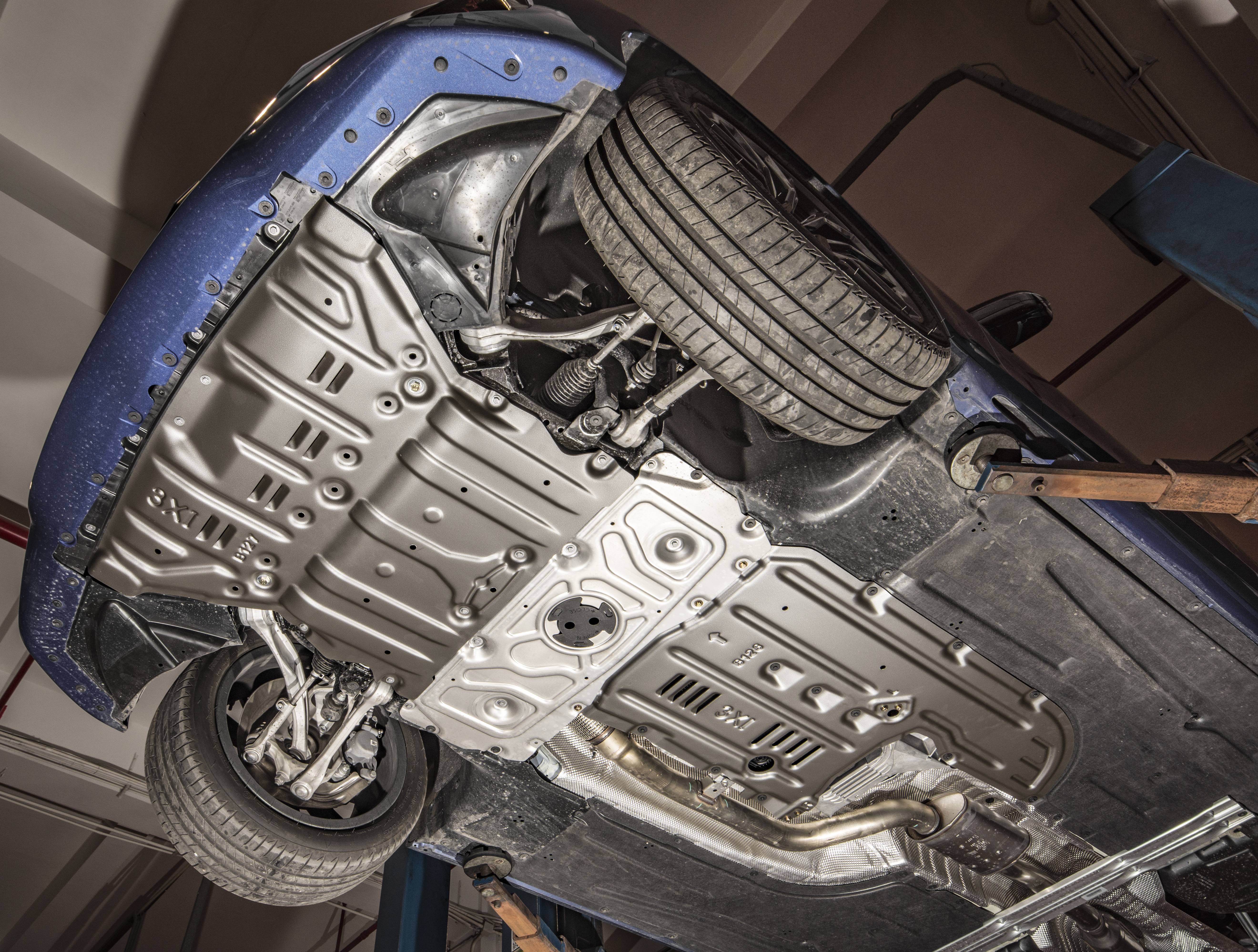 BMW Exterior Accessories Aluminum Alloy Skid Plate with Powder Coating