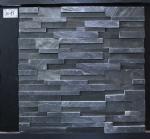 Black Stacked Size 150x600mm Slate Culture Stone