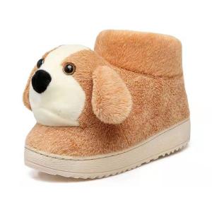 Quality Plush Animal Slippers With Heel wholesale