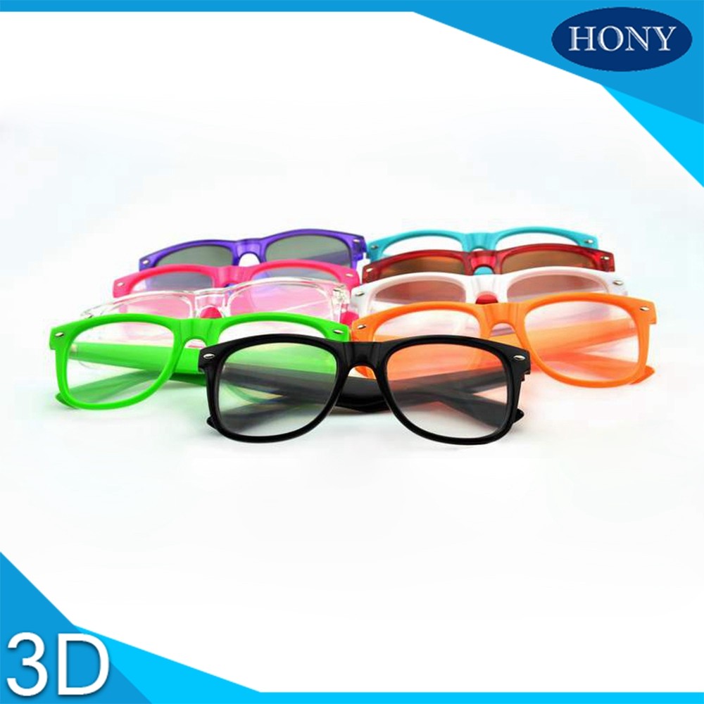  Style 3D Prism Rave Hard Plastic Diffraction Glasses, Fireworks Glasses,13500 Light Gratings Rainbow Glasses
