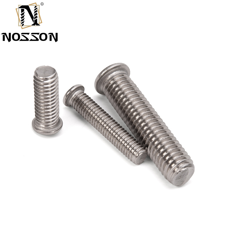 High Polishing Silver Stainless Steel SS304 Forged Blind Hole Weld Bolt for Industrial Applications in DIN Standard