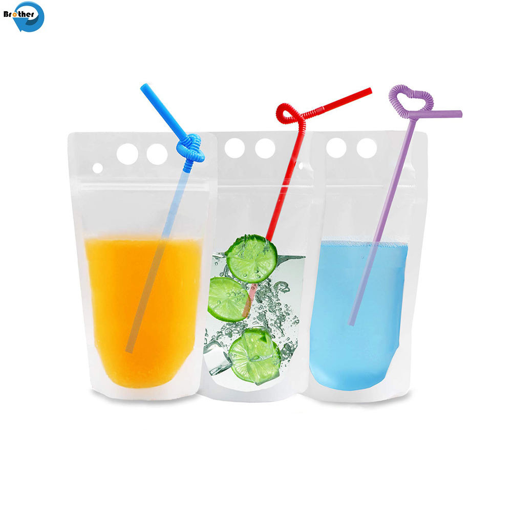 High Quality 2.5KG 10KG Plastic Rice Gusset Packaging Bag Four Side Seal Gusset Pouch with Handle