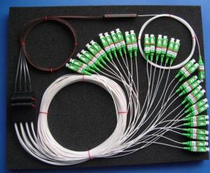 Quality High Perforance Optical Fiber Splitter , 1x32 Fiber Optic PLC Splitter wholesale
