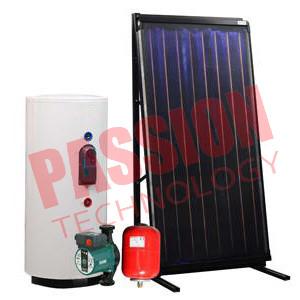 Quality High Performance Split Solar Water Heater Flat Plate For Heating Black Chrome wholesale