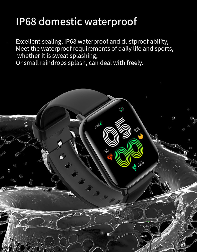 Outdoor S07 Smart Watch Wristband Bracelet Men Bt Call Ip68 Waterproof