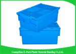 Economic Plastic Food Storage Plastic Boxes , Supermarkets Attached Lid