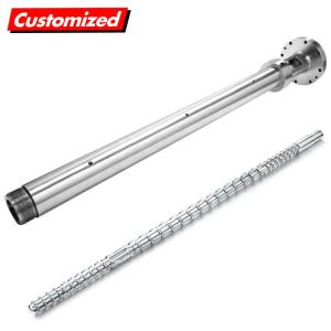 Quality Customized Extrusion Screw Barrel Pipe Extrusion Injection Molding Screw Barrel wholesale