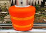 Q235 Hot Dipped Galvanized Steel Highway Roller Barrier For Traffic Safety