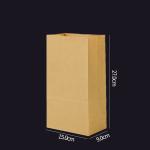 Grease Proof Brown Kraft Paper Food Packaging Bags Bread Pastry Bulk Paper Sacks