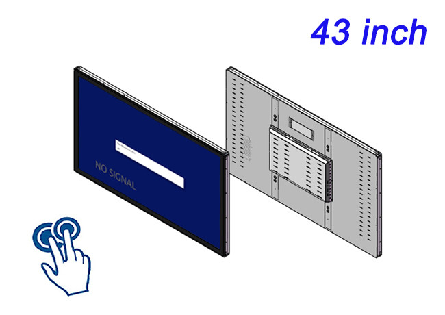 49-Inch Embedded Touch Display for Manufacturing Control Systems, Laboratory Instruments, Public Terminals, and HMI Panels
