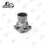 Aluminum Water Outlet Connection For 4JG1 Diesel Engine Thermostat Upper Seat