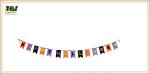 Halloween Decoration Triangle Flag Halloween Lettress Halloween Party Hall Bar