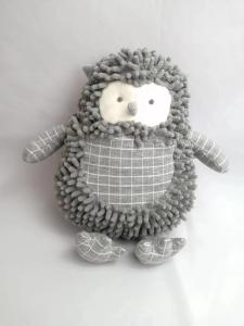 Quality Stuffed Animal Hedgehog Toy Chenille And PP Cotton Filling Cute Baby Comfort Toy OEM ODM wholesale