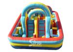 Great fun giant outdoor colorful kids inflatable obstacle course interactive