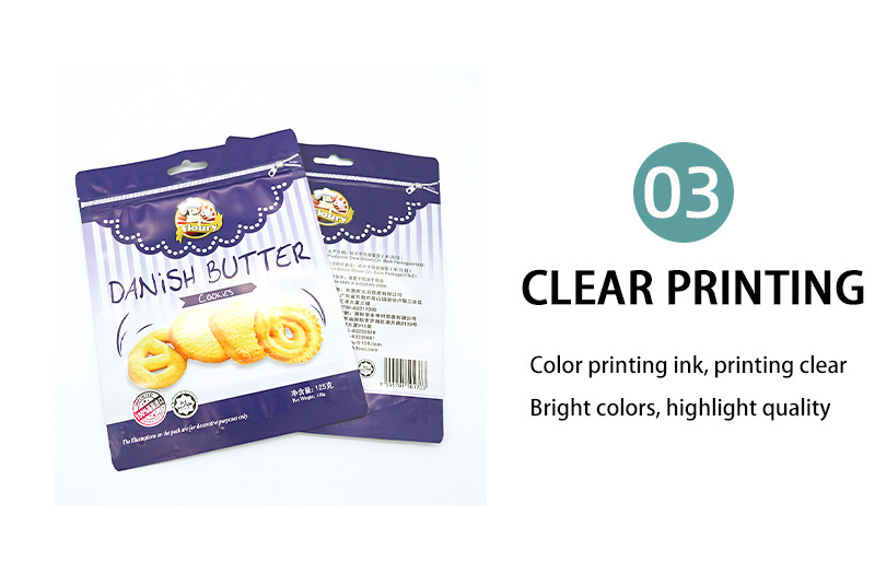 Self-Standing Zipper-Seal Food Packaging Bags For Convenient Storage And Portability