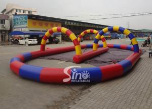 Quality Outdoor karts N zorb balls inflatable race track for sporting events wholesale