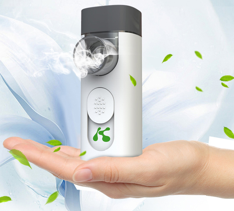 NebWell Q1 handheld rechargeable mesh nebulizer with mini inhaler machine