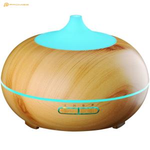 China 300ml Ultrasonic Perfume Wooden Aroma Humidifier Night Light Essential Oil Diffuser on sale