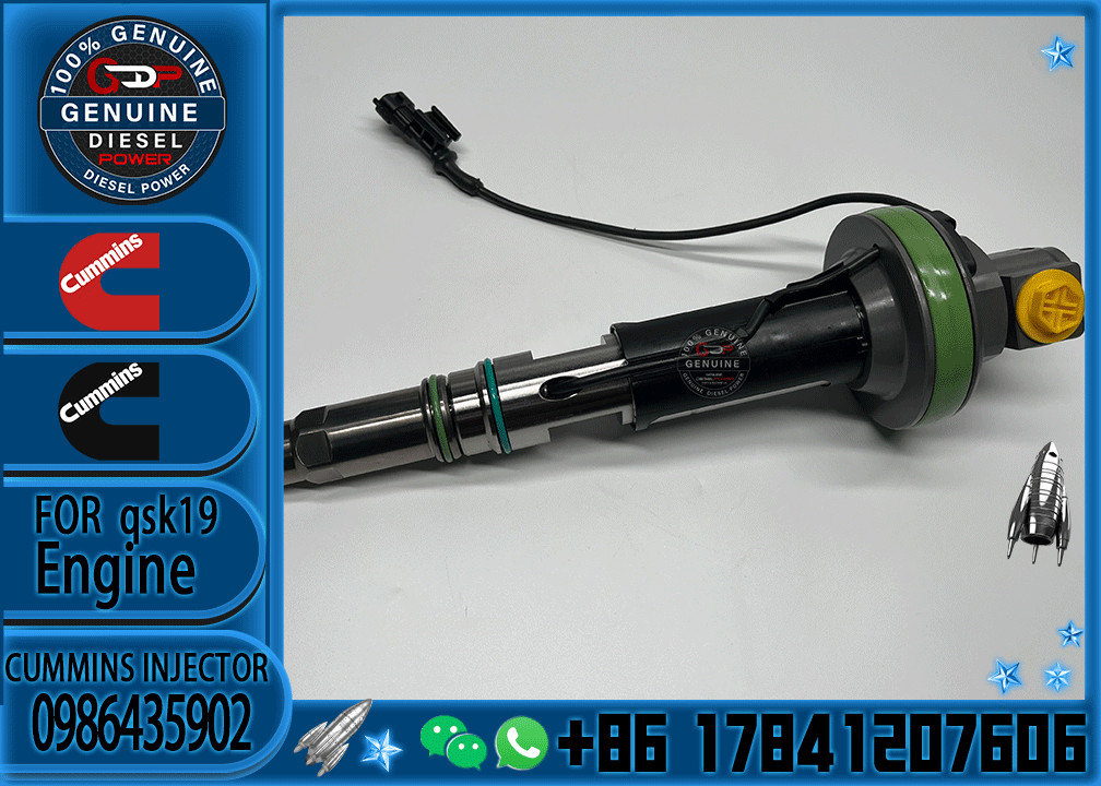 High performance QSK19 QSK38 QSK60 Engine Fuel Injector 2882077 0986435901 F00BJ00006 0986435902