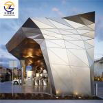 Commercial PVDF Aluminium Cladding Shopping Mall 0.8mm Perforated Metal Ceiling