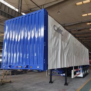 Quality Mechanical Suspension Curtainsider 3 Axles CIMC Dry Van Semi Trailer wholesale