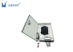 12FO / 24FO Metal FTTH Fiber Optic Terminal Box For Fiber Splicing And