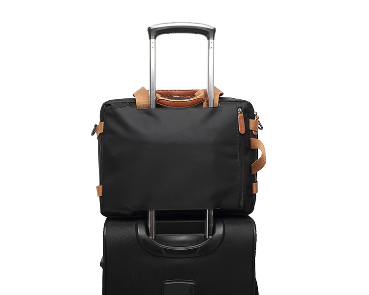 3 In 1 Travel Briefcase Laptop Backpack Black Color For Men Adult