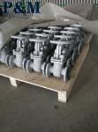 GOST standard PN16 cast steel gate valve