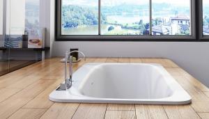 Quality Drop In Resin Stone Bathtub Elegant Look Non Toxic Eco Friendly wholesale