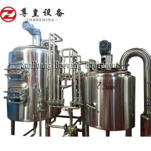 Quality 200L / 300L / 500L Craft Beer Equipment Silver Color Electric / Steam Heating wholesale