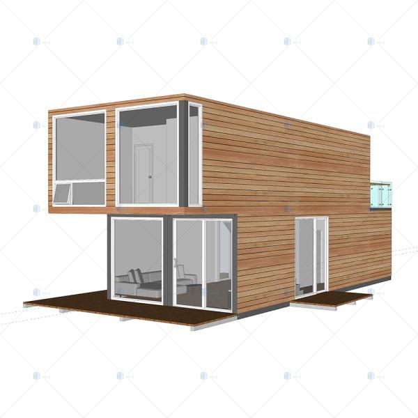 Residential - (Heya-2X05) Prefabricated Expandable Container Homes 40Ft Luxury