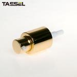 Gold Coated Hand Cream Pump Dispenser 20 410 0.2ML Durable Airless Foundation