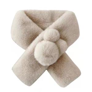 Quality 50cm Lovely Warm Student Plush Scarf wholesale