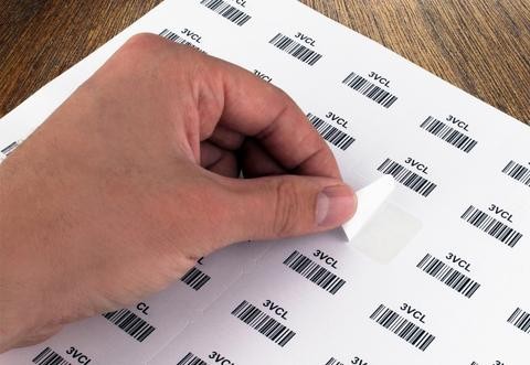 Glossy Offset Printing Cosmetic Custom Barcode Labels