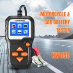 Hand-held 2.4 inch 6-16V Vehicle Battery Test Tool KONNWEI KW650 with update and