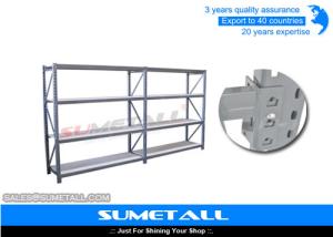 Quality Longspan Commercial Metal Shelving With Diamond Hole wholesale