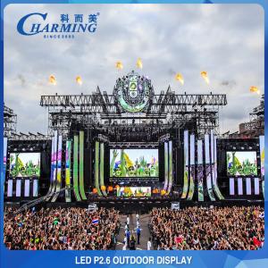 Quality Seamless Stage Rental LED Video Wall Display P2.6 1920HZ-3840HZ wholesale
