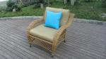 6pcs half round rattan sofa set