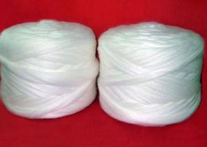 Quality Raw White 100% Polyester Fiber Tops Grade AAA Antipilling And Anti Napping wholesale