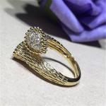 diamonds ring with 18kt gold with yellow gold or white gold