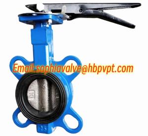 Quality NBR/EPDM resilient seal DIN butterfly valve wholesale