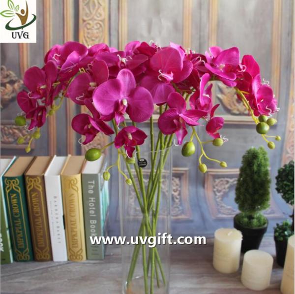 UVG Silk blossom wholesale artificial orchid flowers for wedding decoration