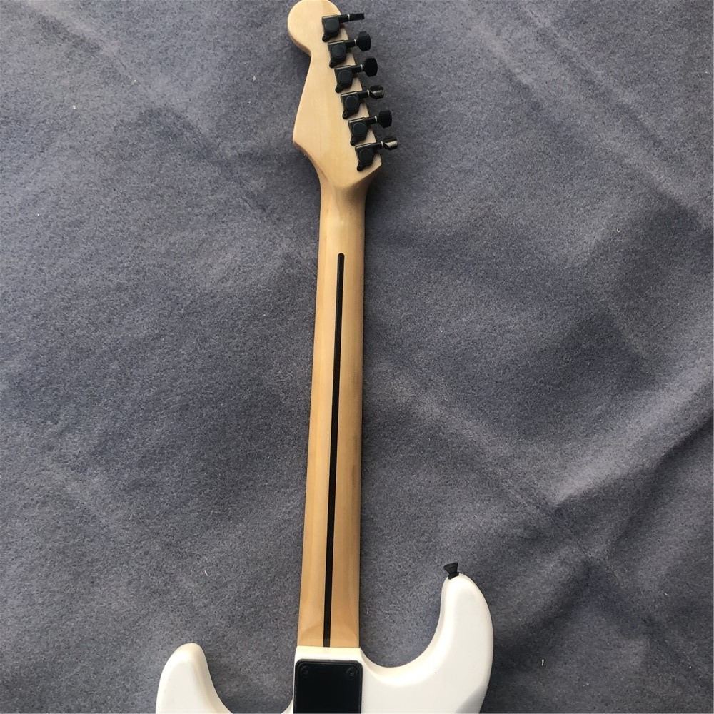 Custom factory EVH chavel electric guitar 6 string with maple fingerboard black hardware music support drop shipping