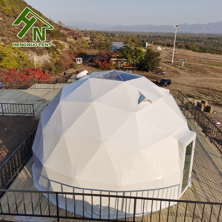 Custom Geodesic Dome Greenhouse Tent Outdoor Fireproof Steel Frame