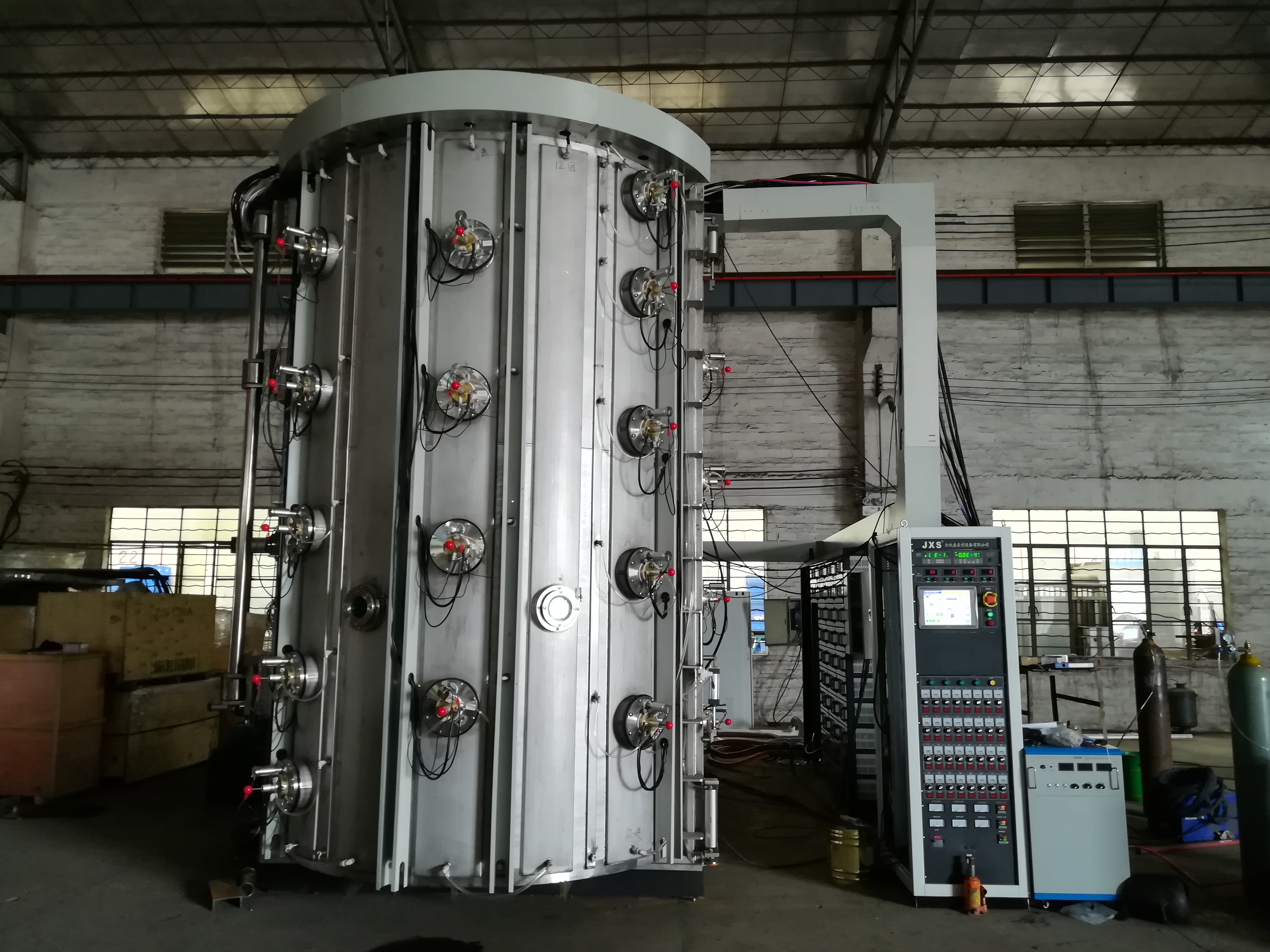 Stainless Steel Furniture PVD Equipment For Golden Rose Gold Black Color