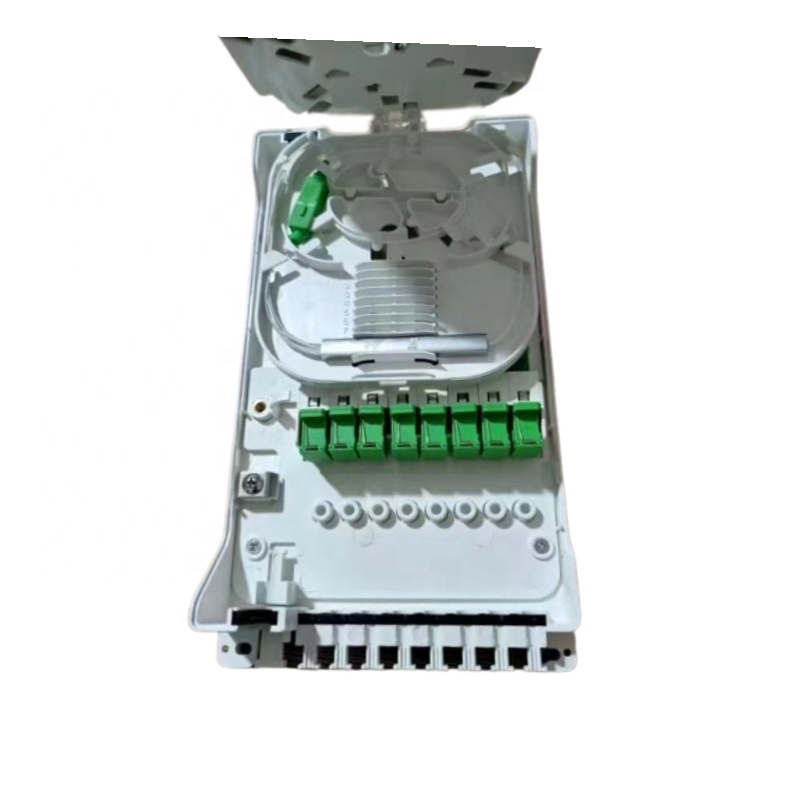 Material Termination Box for FTTH FTTX Sc/LC/PLC 8/16 Cores Indoor Waterproof Plastic