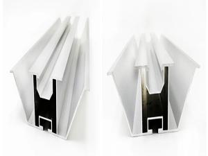Quality Solar Mounting Photovoltaic Bracket Waterproof Rail Aluminum Track Water Guide Through wholesale