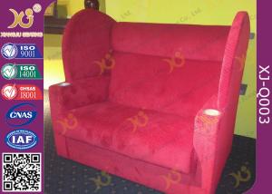 Quality Black Powder Coating Steel Cinema VIP Seats / Theater Room Seating wholesale