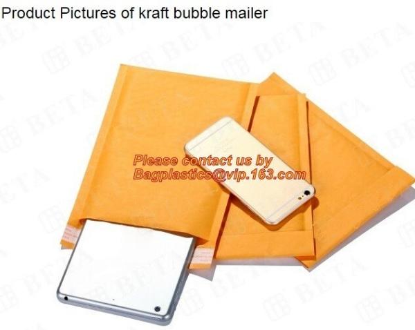 Kraft Paper Bubble Mailers Self Seal Padded Envelopes Courier Bags, Bubble