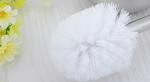 toilet brush with 304 stainless steel long handle Round Base Economy Strong